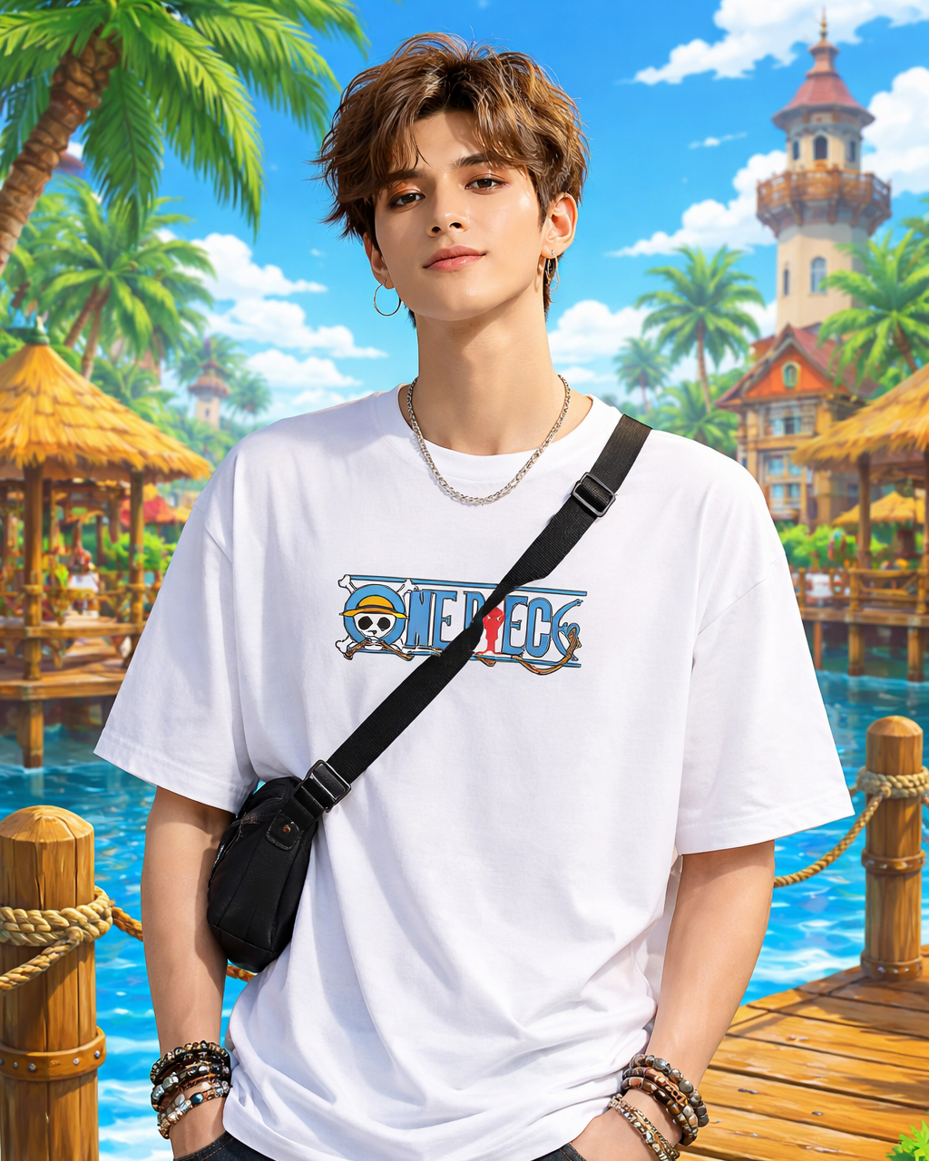 One Piece Unisex Oversized Classic T-Shirt